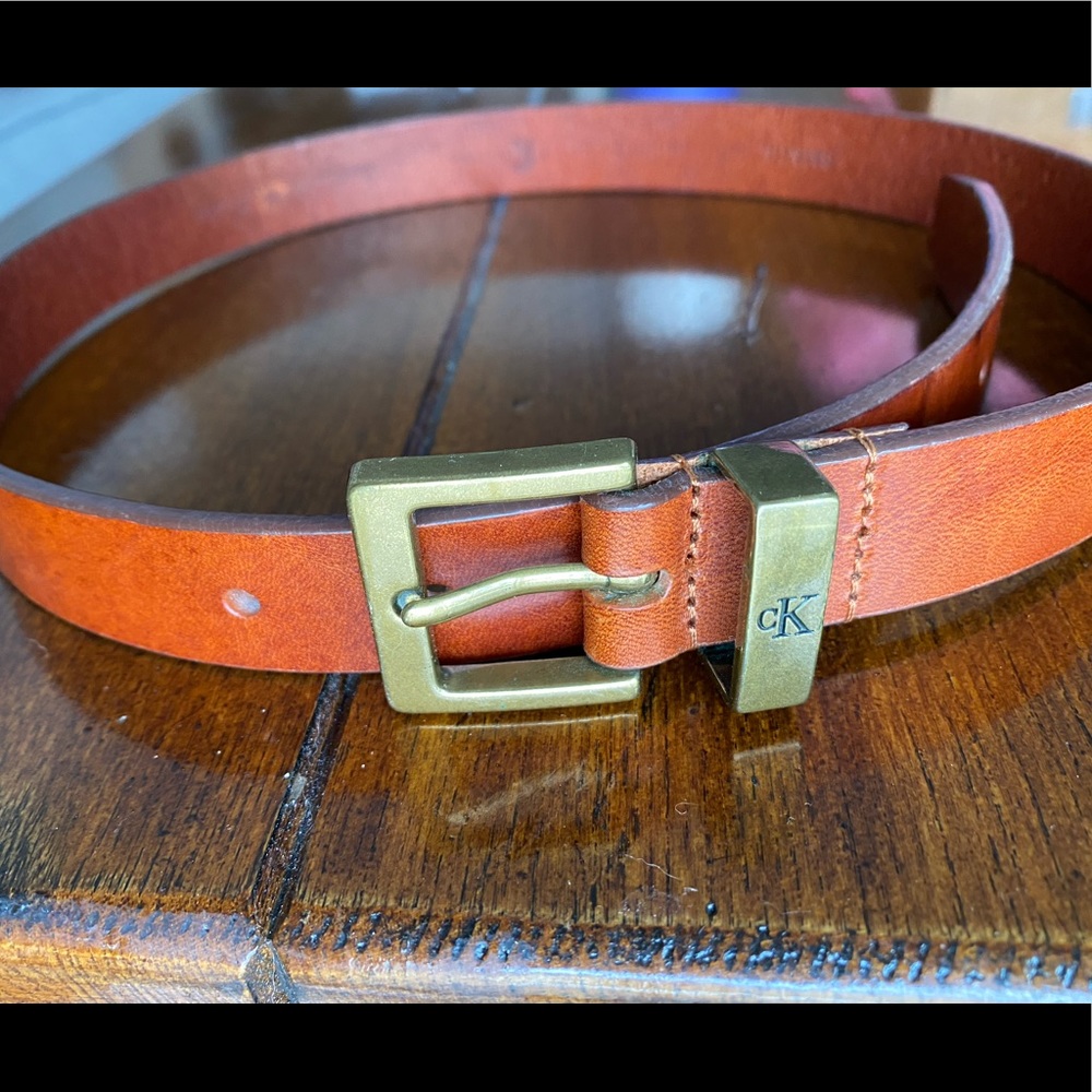 Calvin Klein Leather Belt Sz small